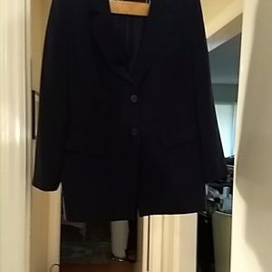 Kasper Navy Jacket/ Excellent condition.